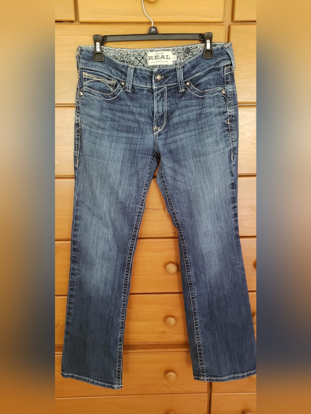 Ariat Women's Dark Blue Boot Cut Jeans